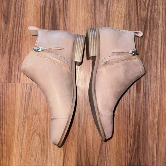 TOMS Reese bootie suede tan size 9W - Picture 4 of 8